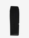 Magda Butrym Slit Maxi Skirt In Black