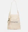 Magda Butrym Small Crochet Tote Bag In White