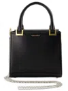 Magda Butrym Leather Zorya Micro Bag In Black