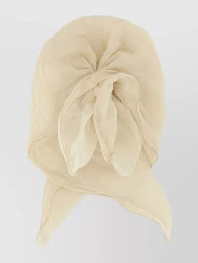 Magda Butrym Soft Cotton Blend Scarf In Neutral