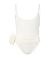 Magda Butrym Solid Color Swimsuit In White