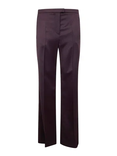 Magda Butrym Spodnie Classic Pants In Purple