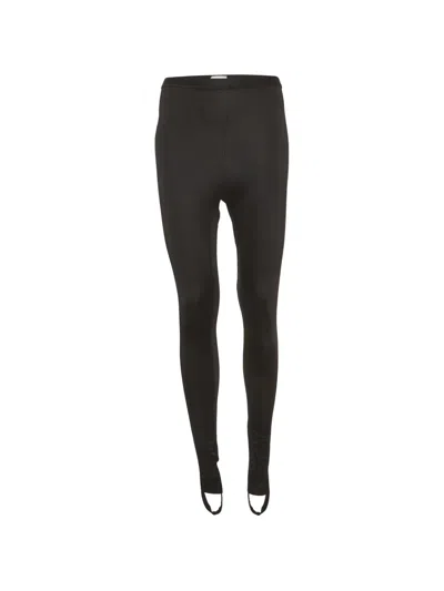 Pre-owned Magda Butrym Stirrup Leggings In Black