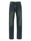 Magda Butrym Stonewashed Five-pocket Straight-leg Jeans In Blue