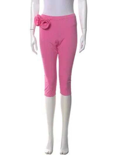 Pre-owned Magda Butrym Straight Leg Pants In Pink