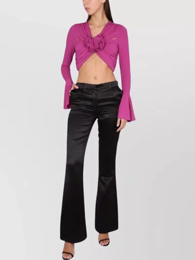 MAGDA BUTRYM STRAIGHT-LEG TROUSERS FEATURING BELT LOOPS