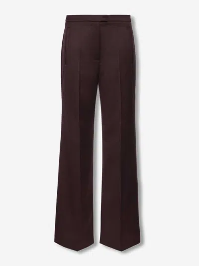 Magda Butrym Tailored Trousers With Pleats And Pockets In Brown