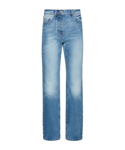 Magda Butrym Straight-leg Denim Pants In Blue