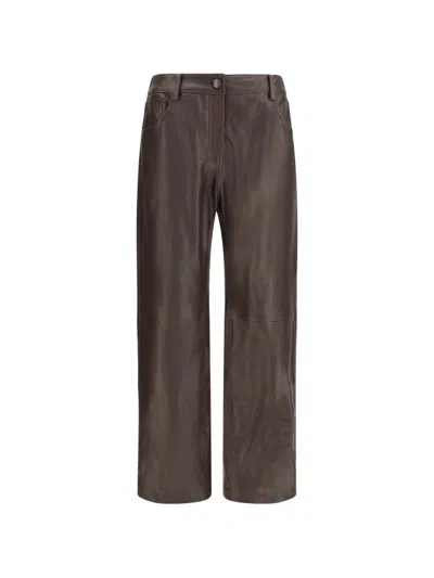 Magda Butrym Straight-leg Trousers In Brown