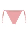 Magda Butrym Pink Self-tie Bikini Bottoms In Pink
