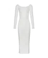 Magda Butrym Strapless Dress In White