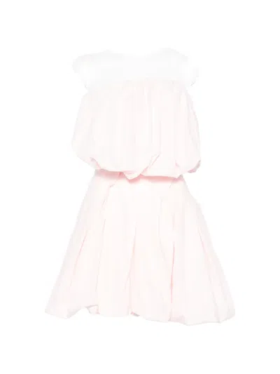 Magda Butrym Strapless Gathered Dress In White