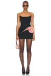 Magda Butrym Strapless Mini Dress In Black