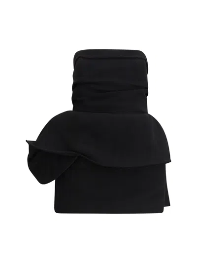 Magda Butrym Strapless Mini Dress In Black