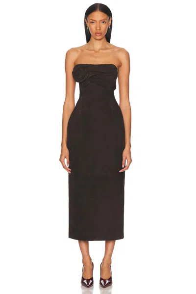 Magda Butrym Strapless Ruched Dress