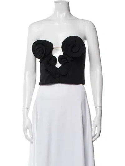Pre-owned Magda Butrym Strapless Top In Neutrals