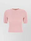 Magda Butrym Stretch Cashmere Crew Neck Sweater In Pink