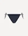 Magda Butrym String Tie Bikini Bottom In Blue