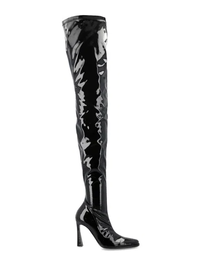 MAGDA BUTRYM STYLISH BLACK OVER-THE-KNEE BOOTS FOR WOMEN