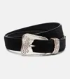 Magda Butrym Suede Belt In Black