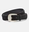 Magda Butrym Suede Belt In Black