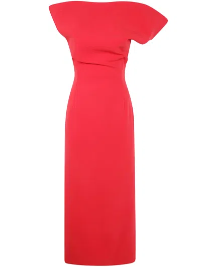 Magda Butrym "sukienka" Midi Dress In Red