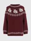 Magda Butrym Wool Sweater With Floral Pattern In Multi