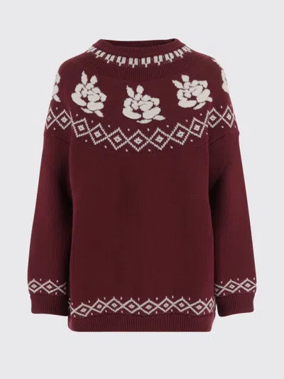 MAGDA BUTRYM SWEATER MAGDA BUTRYM WOMAN COLOR BURGUNDY,H69120050