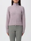 Magda Butrym Purple Cashmere Cardigan In Purple