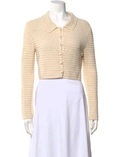 Pre-owned Magda Butrym Sweater In Neutrals