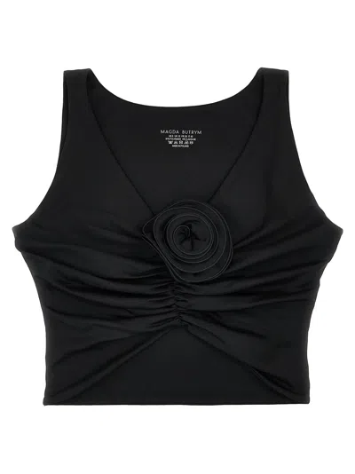 Magda Butrym Swim Bra 03 Bikini Top In Black