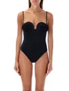 Magda Butrym Thin Shoulder Strap One-piece Swimsuit
