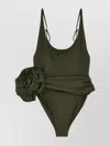 Magda Butrym One-piece Swimsuit With Applied Flower