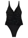 Magda Butrym Swimsuit 02 One-piece Swimsuit In Black
