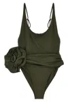Magda Butrym 'swimsuit 02' One-piece Swimsuit In Green