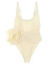 Magda Butrym Swimsuit 03 One-piece Swimsuit In Neutral