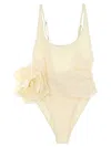 Magda Butrym Swimsuit 03 One-piece Swimsuit In Neutral