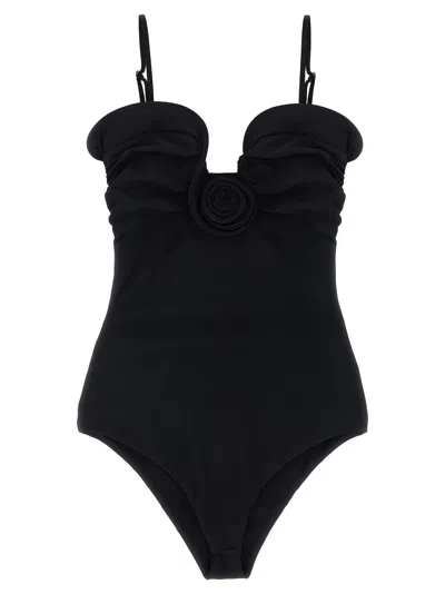 Magda Butrym Swimsuit 07 One-piece Swimsuit In Black