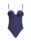 Magda Butrym Women One-piece Swimsuit With Rose Detail