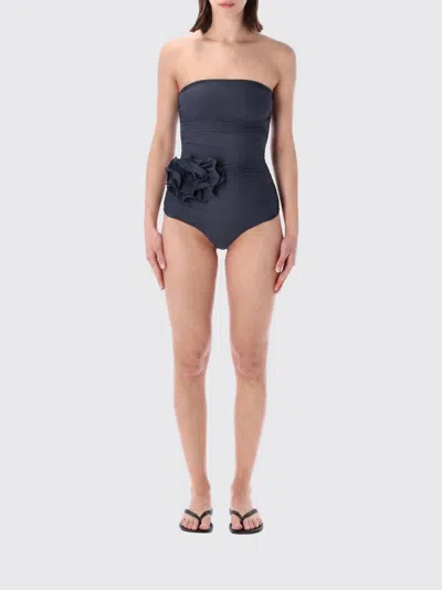 Magda Butrym Swimsuit Woman Color Grey In Blue