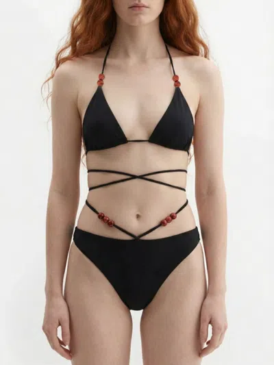 Magda Butrym Swimsuit Woman  In Black