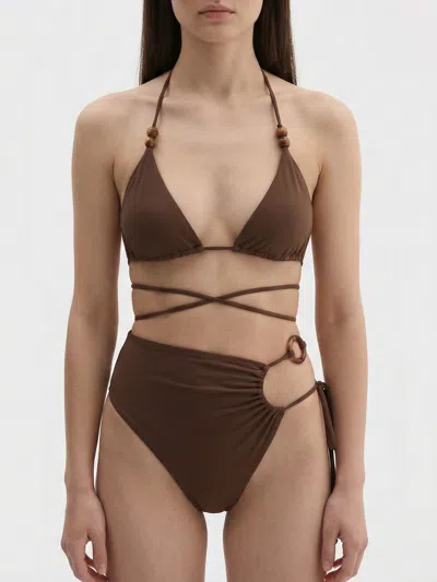 Magda Butrym Swimsuit Woman  In Burgundy