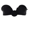 Magda Butrym Top Bikini In Nylon Stretch Nero  Donna In Black