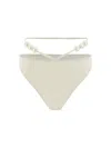 Magda Butrym Pearl-detailing Bikini Bottoms In Nude