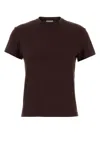 Magda Butrym Chocolate Stretch Cupro T-shirt In Black