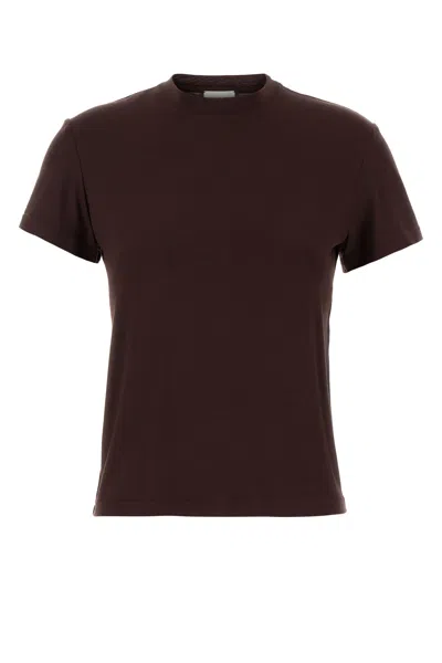 Magda Butrym Chocolate Stretch Cupro T-shirt In Black
