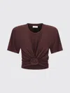 Magda Butrym T-shirt  Woman Color Brown In Brown