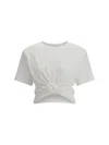 Magda Butrym Cropped T-shirt In White