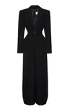 Magda Butrym Tailored Wool Jumpsuit In Black