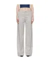 Magda Butrym Tailored Wool Trousers In Gray